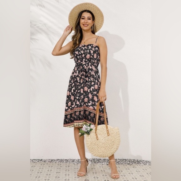 Catch The Moment Bohemian Floral Dress - Picture 5 of 5